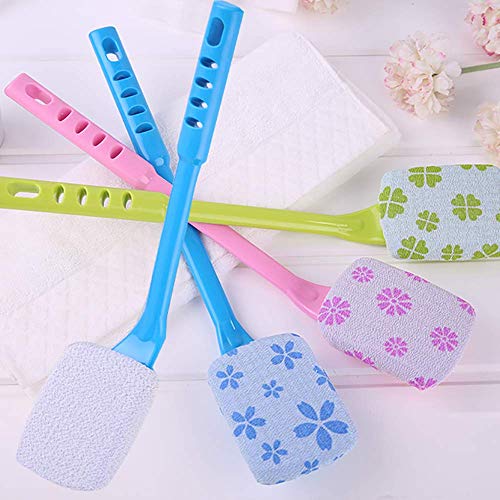 HRSS Conjunto de fregado rtifct Bthing nd WipingComfortble Largo Hndled Cepillo de Ducha