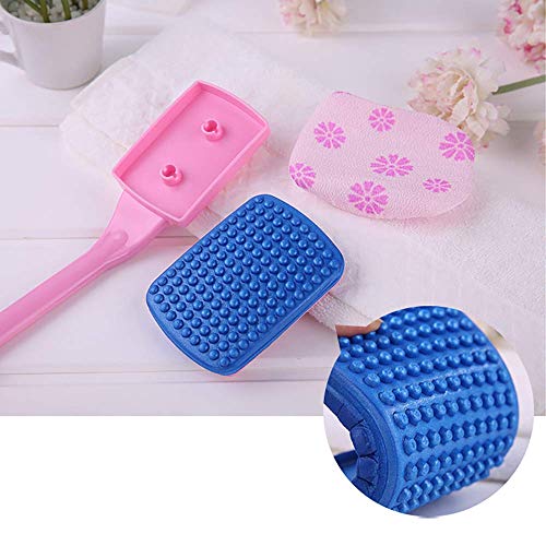 HRSS Conjunto de fregado rtifct Bthing nd WipingComfortble Largo Hndled Cepillo de Ducha