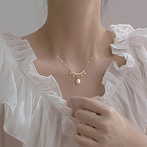 huangxuanchen co.,ltd Collar Quase Collar Cadena De Clavícula Femenina