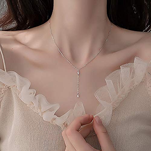 huangxuanchen co.,ltd Collar Quase Collar Cadena De Clavícula Femenina