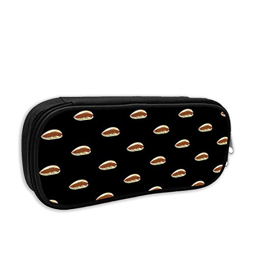 huatongxin Doner Kebab Idea de regalo Estuche para lápices Estuche para lápices Estuche para papelería Niños y niñas Escuela juvenil