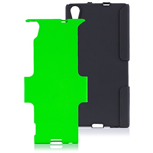 Huawei Ascend P7 | iCues 2 Caso Air Parte Verde | Caso duro al Air libre grueso a prueba de golpes militares Lifeproof hombres, niños piel protectora de protección [protector de pantalla, incluyendo] Cubierta Cubierta Funda Carcasa Bolsa Cover Case