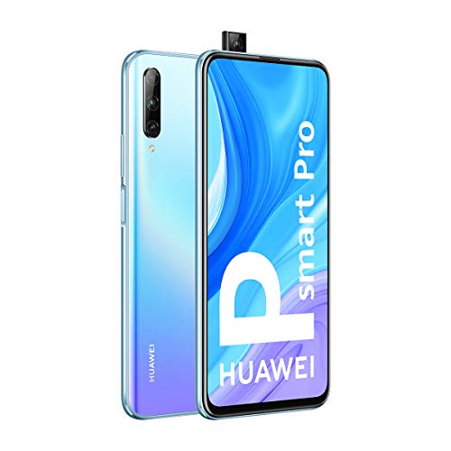 HUAWEI P Smart Pro - Smartphone con Pantalla Ultra FullView FHD+ de 6.59" (6GB de RAM + 128GB de ROM, Triple Cámara IA de 48MP, 4000 mAh, Android 9) Color Breathing Crystal
