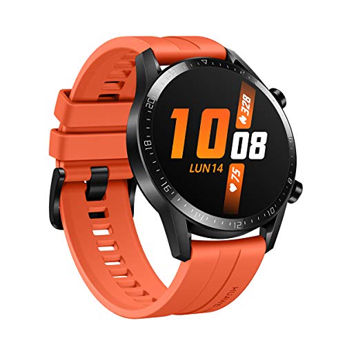 Huawei Watch GT2 Sport - Smartwatch con Caja de 46 Mm (Hasta 2 Semanas de Batería, Pantalla Táctil Amoled de 1.39", GPS, 15 Modos Deportivos, Llamadas Bluetooth), naranja