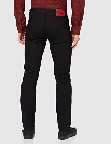HUGO 708 Vaqueros Slim, Negro (Black 1), W34/L34 (Talla del Fabricante: 3434) para Hombre