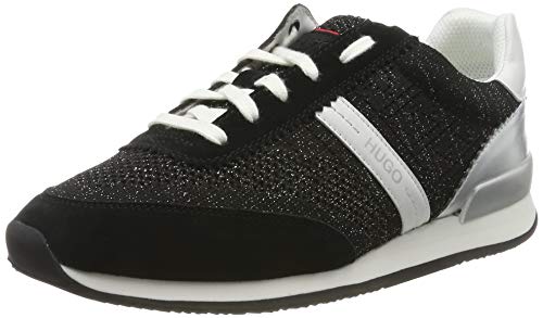 HUGO Adrienne-kn, Zapatillas para Mujer, Negro (Black 1), 42 EU