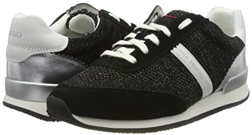 HUGO Adrienne-kn, Zapatillas para Mujer, Negro (Black 1), 42 EU