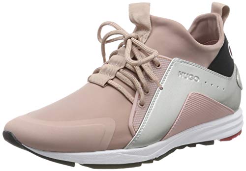 HUGO Hybrid_Runn_Lam, Zapatillas para Mujer, Rosa (Light Pastel Rosa 681), 41 EU