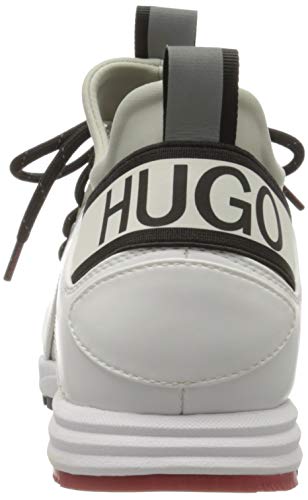 HUGO Hybrid_Runn_mxrf 10224049 01, Zapatillas para Mujer, Blanco (White 100), 39 EU