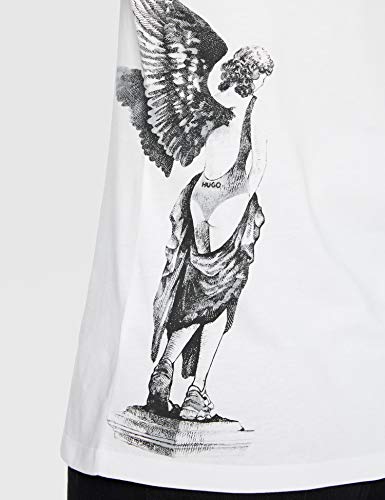 HUGO The Regular tee 1 Camiseta, White100, M para Mujer