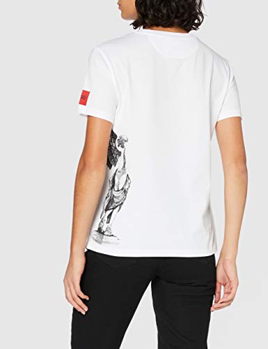 HUGO The Regular tee 1 Camiseta, White100, M para Mujer
