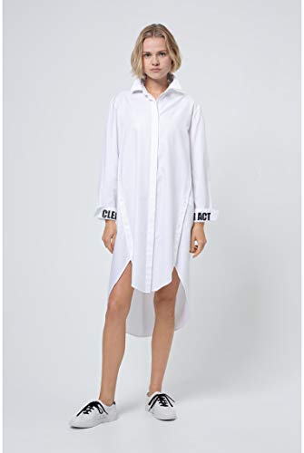 HUGO Zero Wave-C, Zapatillas para Mujer, White100, 42 EU