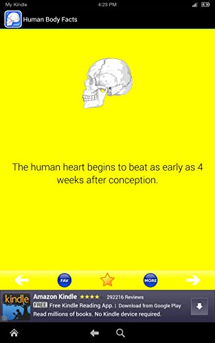 Human Body Facts: Fun Human Anatomy and Physiology Flash Cards app FREE! Learn about Bones, Muscles, Brain, and the Body Parts Atlas of Science Systems for Kids!