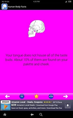 Human Body Facts: Fun Human Anatomy and Physiology Flash Cards app FREE! Learn about Bones, Muscles, Brain, and the Body Parts Atlas of Science Systems for Kids!