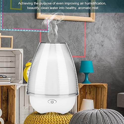 Humidificador de niebla - Humidificador de aroma Portátil USB Luz nocturna Humidificador de aire Purificador Difusor de aroma for oficina en casa