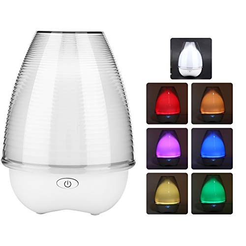 Humidificador de niebla - Humidificador de aroma Portátil USB Luz nocturna Humidificador de aire Purificador Difusor de aroma for oficina en casa