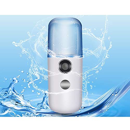 Humidificador Portátil, Ambientador de Aire con Difusor de Bolsillo, Humidificador de Viaje Susurro Tranquilo para Iluminación de Sueño Profundo Y Suave Resplandor