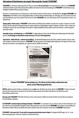 Humusziegel Granulado de Almacenamiento de Agua para macetas para macizos de Flores y macetas 1 kg