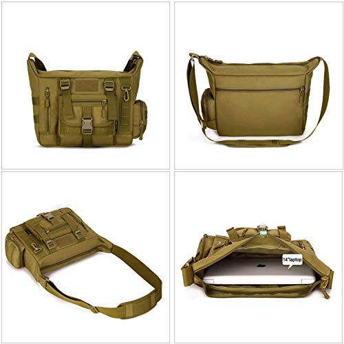 Huntvp Mochila de Hombro Mochila de Bandolera Mochila de Pecho Mochila Asalto Mochila Táctical Militar Bolso de Múltiple Función Mochila Impermeable