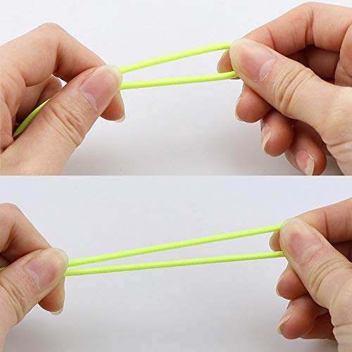 Hysagtek 6 Pares de Cordones de Zapatos elásticos Sin Cordones para Zapatillas de Deporte, niños y Adultos (Rojo, Negro, Blanco, Gris, Azul, Verde)