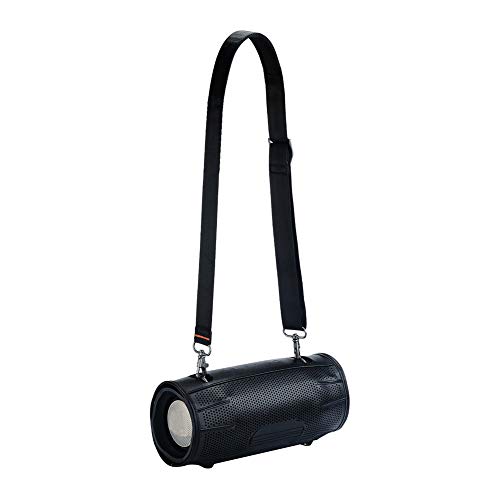 Hzundasi Estuche de Viaje Suave para JBL Xtreme 2 - PU Flexible Semi-Mesh Manga Protectora Cubre Bolsa de Guarda Morral (Negro)