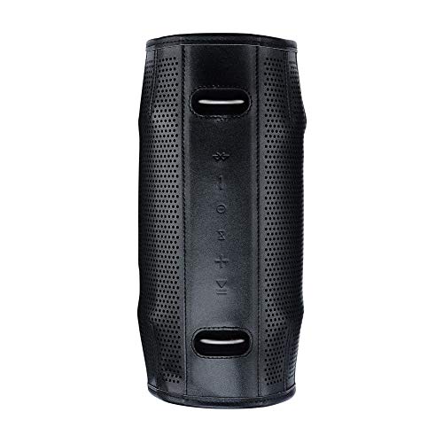 Hzundasi Estuche de Viaje Suave para JBL Xtreme 2 - PU Flexible Semi-Mesh Manga Protectora Cubre Bolsa de Guarda Morral (Negro)
