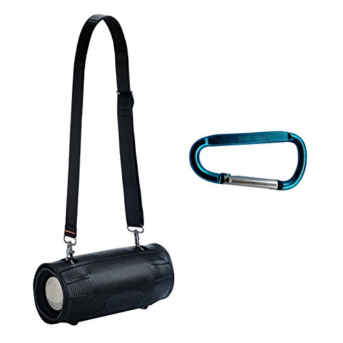 Hzundasi Estuche de Viaje Suave para JBL Xtreme 2 - PU Flexible Semi-Mesh Manga Protectora Cubre Bolsa de Guarda Morral (Negro)