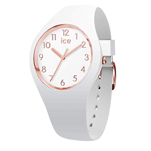 Ice-Watch - ICE glam White Rose-Gold - Reloj bianco para Mujer con Correa de silicona - 015337 (Small)