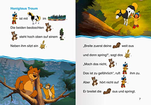 Ich lerne lesen mit Bildern: Yakari Der fliegende Bär: Ich lese Bildergeschichten