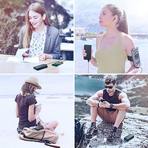 IEsafy Batería Externa 26800mAh Power Bank con 2 Salida y 2 Entrada Cargador Movil Portátil para Xiaomi Redmi Samsung Huawei y más Smartphone