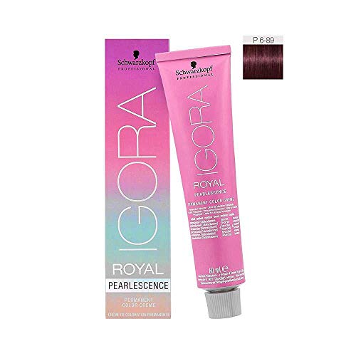 Igora Royal Pearlescence Coloración Permanente en Crema para el Cabello P6-89 - 60 ml.