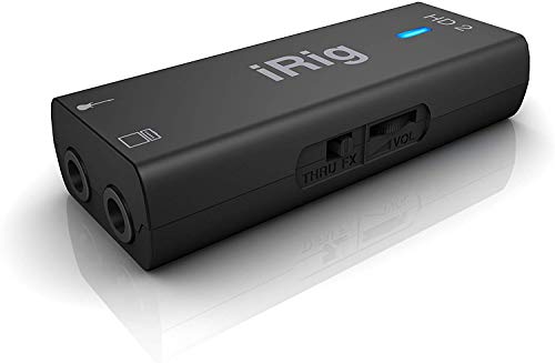 IK Multimedia iRig HD 2 - Interfaz audio, Sonido Profesional de 96kHz, funciones listas para escenario, rockea en todas partes con tu iPhone, iPad o Mac/PC - Negro