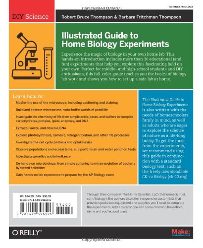Illustrated Guide to Home Biology Experiments: All Lab, No Lecture (Diy Science)