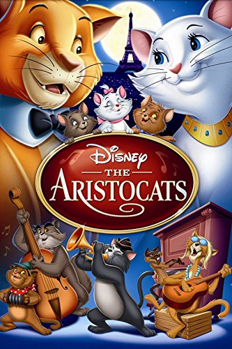 Impresión de póster de la película Disney de "Los Aristogatos A4, se envía en 24 horas de primera clase
