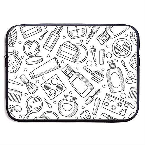 Imprimir Business Briefcase Sleeve Cosmetics Graphics Bolso Protector portátil para portátil