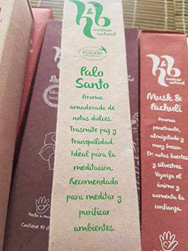 Incienso Natural H&B Palo Santo 15g (Holly Wood)