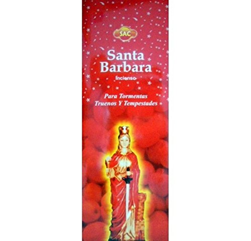 Incienso SAC Santa Barbara (olor a Manzana Roja) - Set de 6 paquetes hexagonales