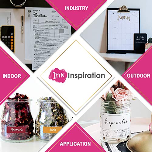 INK INSPIRATION® Recarga Tinta Universal para Cartuchos y Sistema CISS Compatible con EPSON Canon HP Brother LEXMARK DELL RICOH, Multipack 4