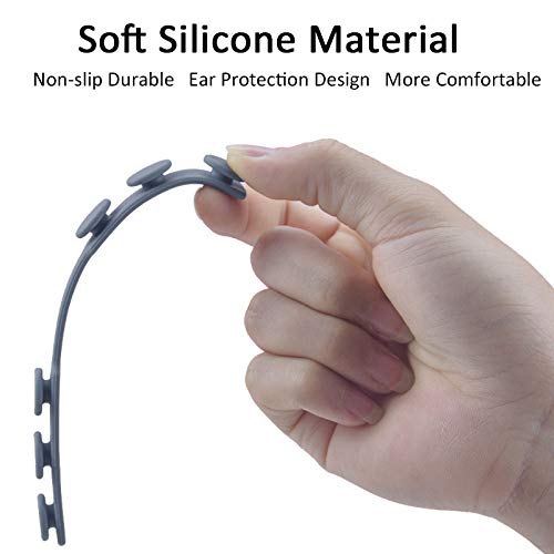 INSUPER Extensores de Correa para faciales, cinturón Extensible Ajustable Suave para Desechables, 6 Unidades