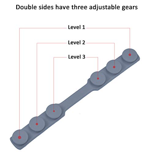 INSUPER Extensores de Correa para faciales, cinturón Extensible Ajustable Suave para Desechables, 6 Unidades