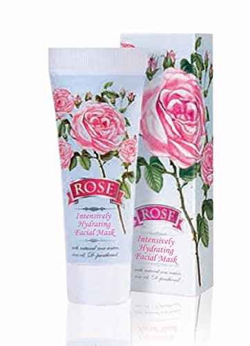Intensively Hydrating Facial Mask Rose with Natural Rose Water, Rose Oil and D-panthenol by Rose