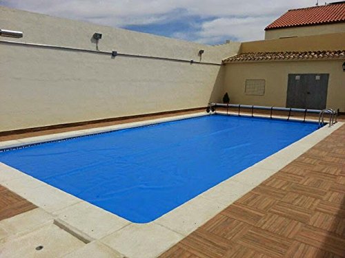 INTERNATIONAL COVER POOL Cubierta Piscina Verano de Burbujas 600 micras para Piscinas de 3x3 Metros (Sin Refuerzo).