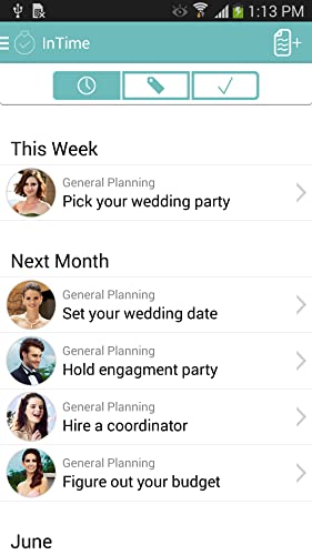 InTime - The Ultimate Social Wedding Planning App