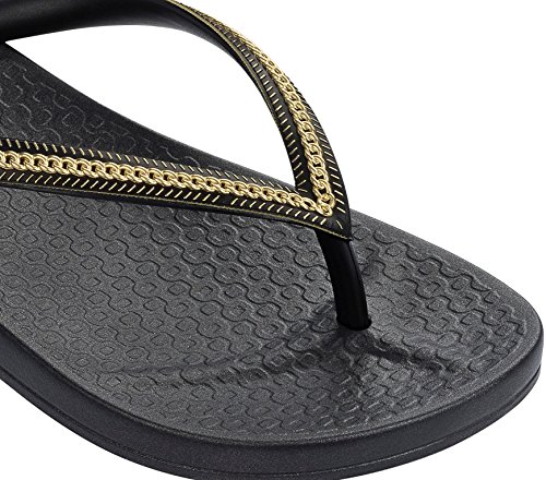 Ipanema Anatomic Metallic Fem Black 8202123480