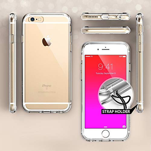 iPhone 6S Plus / 6 Plus Funda - Ringke FUSION *** Nueva Tecnología de Absorción de golpes. Cristal Claro Absorción TPU Parachoques, protección gota prima. Parte Trasera Dura [Resistente a Arañazos, con Tecnología de activación al toque