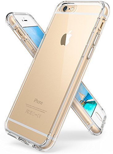 iPhone 6S Plus / 6 Plus Funda - Ringke FUSION *** Nueva Tecnología de Absorción de golpes. Cristal Claro Absorción TPU Parachoques, protección gota prima. Parte Trasera Dura [Resistente a Arañazos, con Tecnología de activación al toque