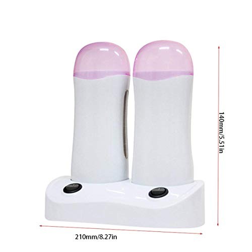 Irinay Calentador De Cera Depilatorio Doble Compacto Calentador De Rollo Hombres Mujeres Depilación Corporal Crecer Calefacción Cera Depilatoria Herramienta Para El Cuidado Del Cuerpo Venta Inicio Uso