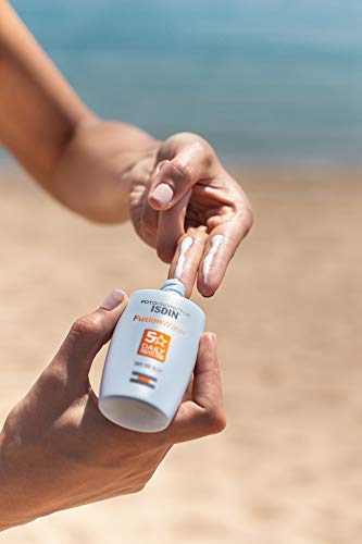 Isdin Gel Cream SPF 50+ 250 ml Crema Solar Corporal hidratante + Fusion Water SPF 50 - Protector solar facial de fase acuosa para uso diario, 50 ml