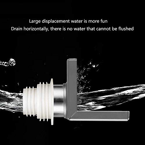 IUYJVR Desagüe de Ducha con Tapa extraíble, desagüe de Piso de Acero Inoxidable Anti Olor Anti obstrucción Desagüe de Piso de Ducha Sistemas de Drenaje multipropósito con colador de Pelo para Esqui