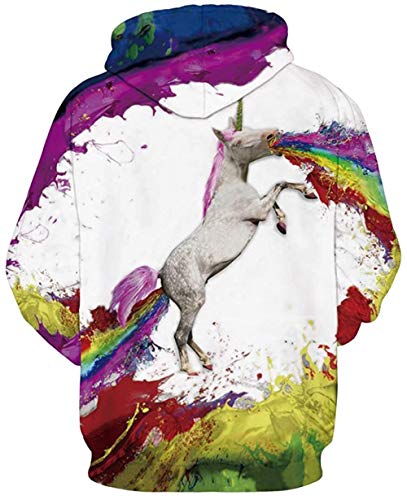 IVONDA Sudadera con Capucha de Peso Pesado